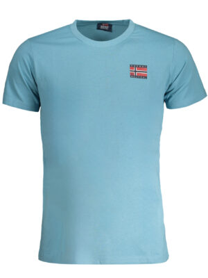 NORUEGA 1963 CAMISETA MANGA CORTA HOMBRE AZUL
