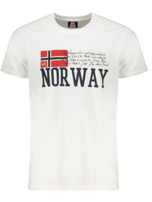 CAMISETA MANGA CORTA HOMBRE BLANCA NORUEGA 1963