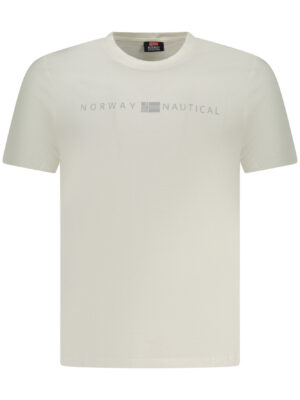 NORUEGA 1963 CAMISETA DE MANGA CORTA PARA HOMBRE BLANCA