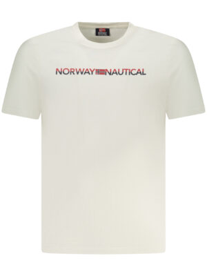 NORUEGA 1963 CAMISETA DE MANGA CORTA PARA HOMBRE BLANCA
