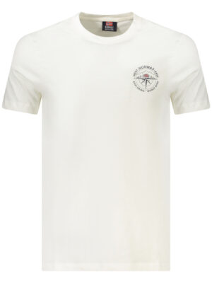 NORUEGA 1963 CAMISETA DE MANGA CORTA PARA HOMBRE BLANCA