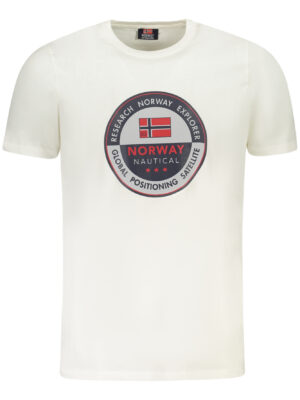 NORUEGA 1963 CAMISETA DE MANGA CORTA PARA HOMBRE BLANCA
