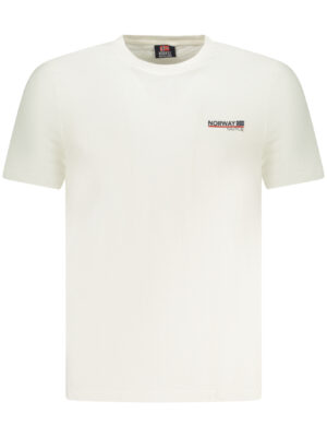 NORUEGA 1963 CAMISETA DE MANGA CORTA PARA HOMBRE BLANCA