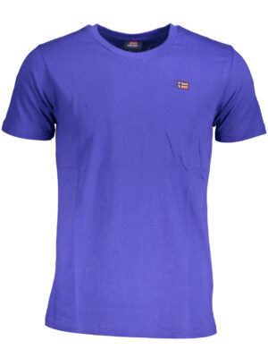 NORUEGA 1963 CAMISETA DE MANGA CORTA PARA HOMBRE AZUL