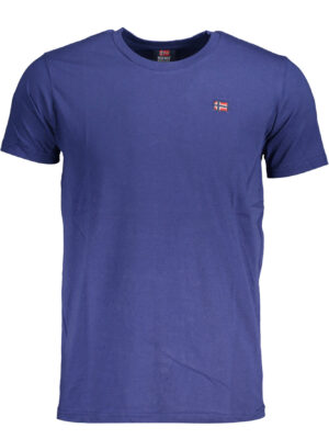 NORUEGA 1963 CAMISETA DE MANGA CORTA PARA HOMBRE AZUL