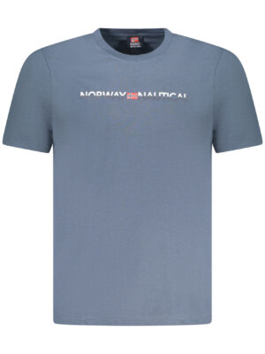 NORUEGA 1963 CAMISETA DE MANGA CORTA PARA HOMBRE AZUL