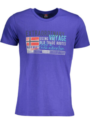 NORUEGA 1963 CAMISETA MANGA CORTA AZUL HOMBRE