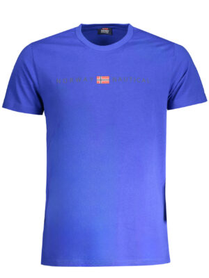 CAMISETA MANGA CORTA HOMBRE NORUEGA 1963 AZUL