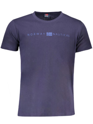 CAMISETA MANGA CORTA HOMBRE NORUEGA 1963 AZUL