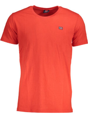 NORUEGA 1963 CAMISETA DE MANGA CORTA PARA HOMBRE ROJA