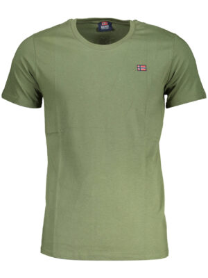 NORUEGA 1963 CAMISETA DE MANGA CORTA PARA HOMBRE VERDE