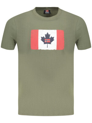 NORUEGA 1963 CAMISETA DE MANGA CORTA PARA HOMBRE VERDE