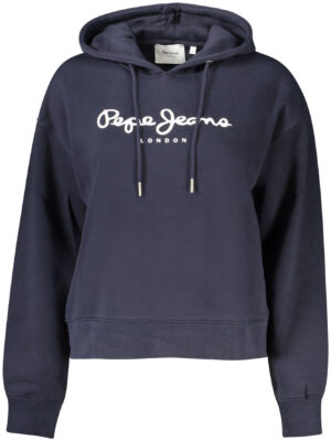 SUDADERA AZUL CON CREMALLERA DE MUJER PEPE JEANS