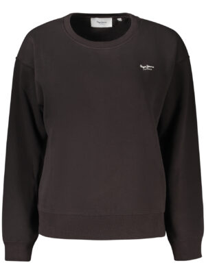 SUDADERA NEGRA CON CREMALLERA DE MUJER PEPE JEANS