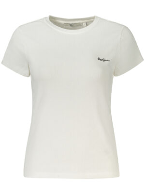 CAMISETA DE MANGA CORTA MUJER PEPE JEANS BLANCA