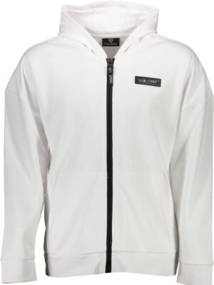 SUDADERA PLEIN SPORT CREMALLERA HOMBRE BLANCO