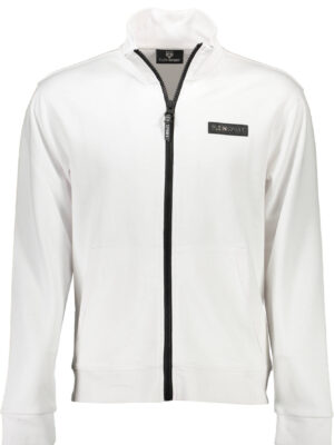 SUDADERA PLEIN SPORT CREMALLERA HOMBRE BLANCO