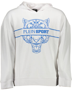 SUDADERA PLEIN SPORT SIN CREMALLERA HOMBRE BLANCO