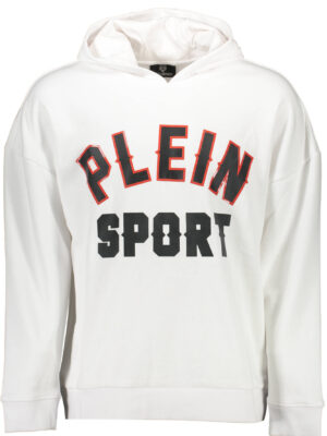 SUDADERA PLEIN SPORT SIN CREMALLERA HOMBRE BLANCO