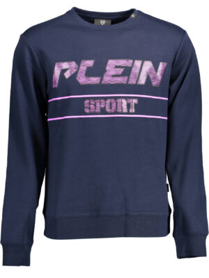 SUDADERA PLEIN SPORT SIN CREMALLERA HOMBRE AZUL