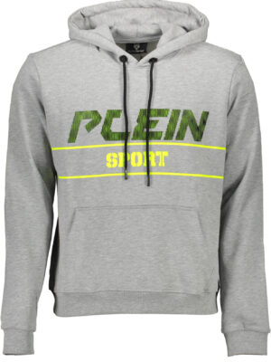 SUDADERA PLEIN SPORT SIN CREMALLERA HOMBRE GRIS
