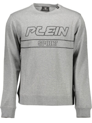 SUDADERA PLEIN SPORT SIN CREMALLERA HOMBRE GRIS