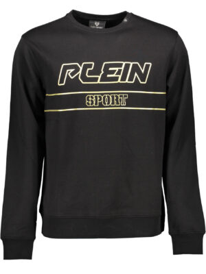 SUDADERA NEGRA CON CREMALLERA PLEIN SPORT PARA HOMBRE