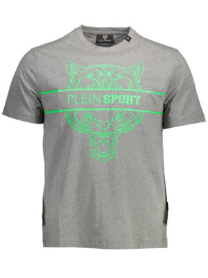 CAMISETA DE MANGA CORTA PLEIN SPORT HOMBRE GRIS