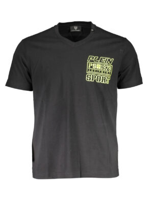 CAMISETA MANGA CORTA HOMBRE PLEIN SPORT NEGRA