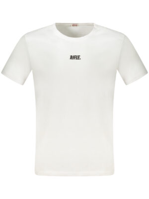 CAMISETA MANGA CORTA RIFLE HOMBRE BLANCA