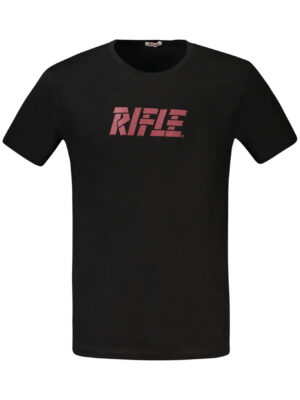 CAMISETA MANGA CORTA RIFLE HOMBRE NEGRA