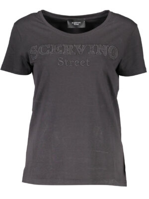 CAMISETA MANGA CORTA MUJER SCERVINO STREET NEGRA
