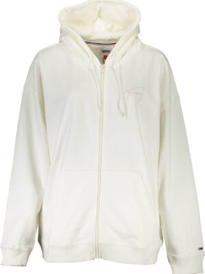 TOMMY HILFIGER SUDADERA CON CREMALLERA MUJER BLANCO