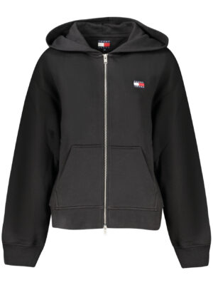 TOMMY HILFIGER SUDADERA CON CREMALLERA PARA MUJER NEGRA