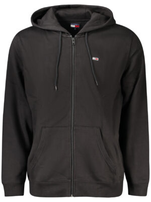 SUDADERA CON CREMALLERA PARA HOMBRE TOMMY HILFIGER NEGRA