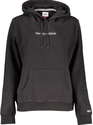 TOMMY HILFIGER SUDADERA SIN CREMALLERA MUJER NEGRO