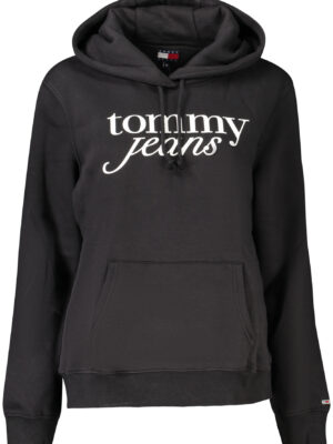 SUDADERA TOMMY HILFIGER SIN CREMALLERA MUJER NEGRA