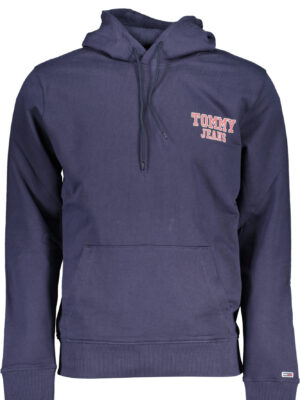 SUDADERA TOMMY HILFIGER HOMBRE AZUL SIN CREMALLERA