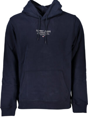 SUDADERA AZUL SIN CREMALLERA TOMMY HILFIGER HOMBRE