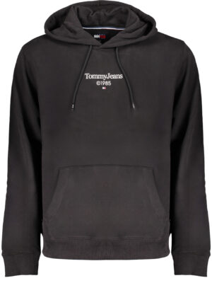 SUDADERA SIN CREMALLERA NEGRA DE HOMBRE TOMMY HILFIGER