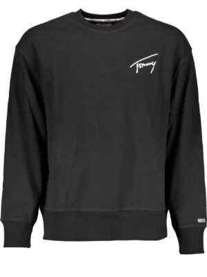 SUDADERA TOMMY HILFIGER NEGRA CON CREMALLERA PARA HOMBRE