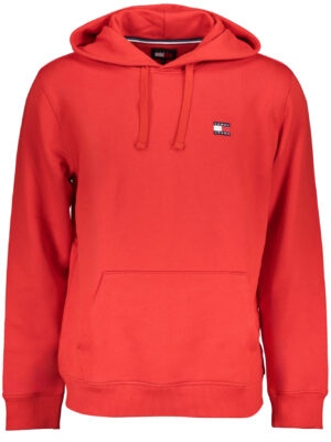 SUDADERA DE HOMBRE TOMMY HILFIGER ROJA CON CREMALLERA