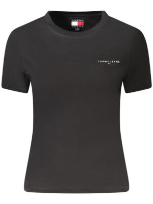 CAMISETA DE MANGA CORTA TOMMY HILFIGER PARA MUJER NEGRA