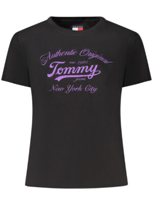 CAMISETA DE MANGA CORTA TOMMY HILFIGER PARA MUJER NEGRA