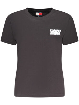 TOMMY HILFIGER CAMISETA DE MANGA CORTA MUJER NEGRA