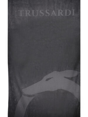TOALLA DE PLAYA HOMBRE TRUSSARDI JEANS NEGRO