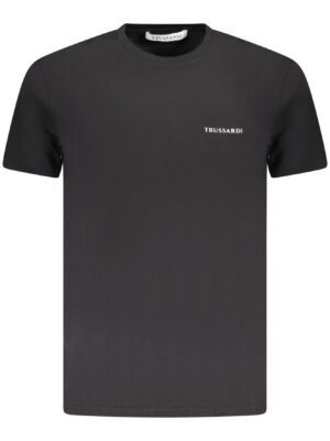CAMISETA DE MANGA CORTA TRUSSARDI HOMBRE NEGRA