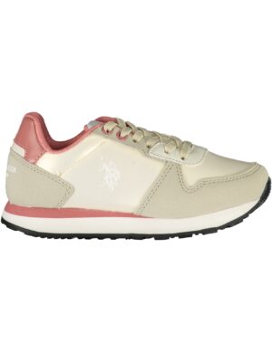 Asociación de polo estadounidense. CALZADO DEPORTIVO INFANTIL BEIGE