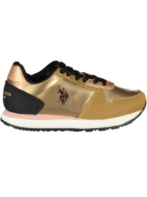 Asociación de polo estadounidense. ZAPATILLAS DEPORTIVAS NIÑOS ORO