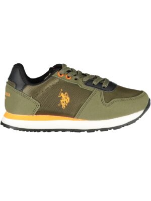 Asociación de polo estadounidense. ZAPATILLAS DEPORTIVAS VERDES PARA NIÑOS